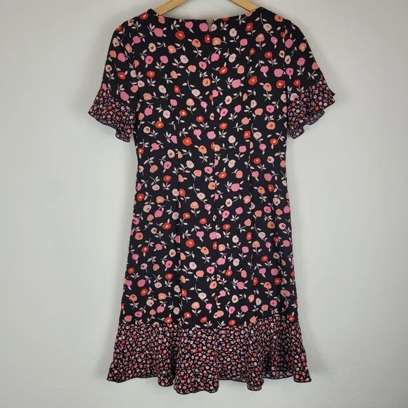 Talbots floral fit and flair dress - Picture 9 of 13